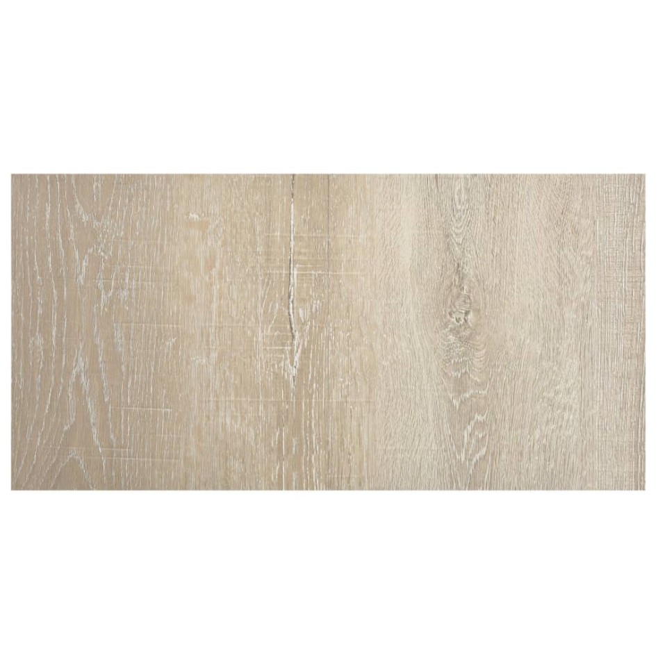 Lamas para suelo autoadhesivas 55 uds PVC beige 5,11
