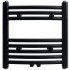 Radiador toallero de baño curvo negro 480x480