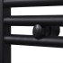 Radiador toallero de baño curvo negro 480x480
