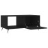 Mesa de centro madera contrachapada negro 90x50x40