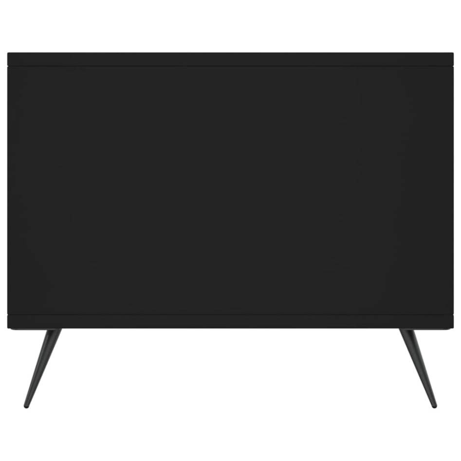 Mesa de centro madera contrachapada negro 90x50x40