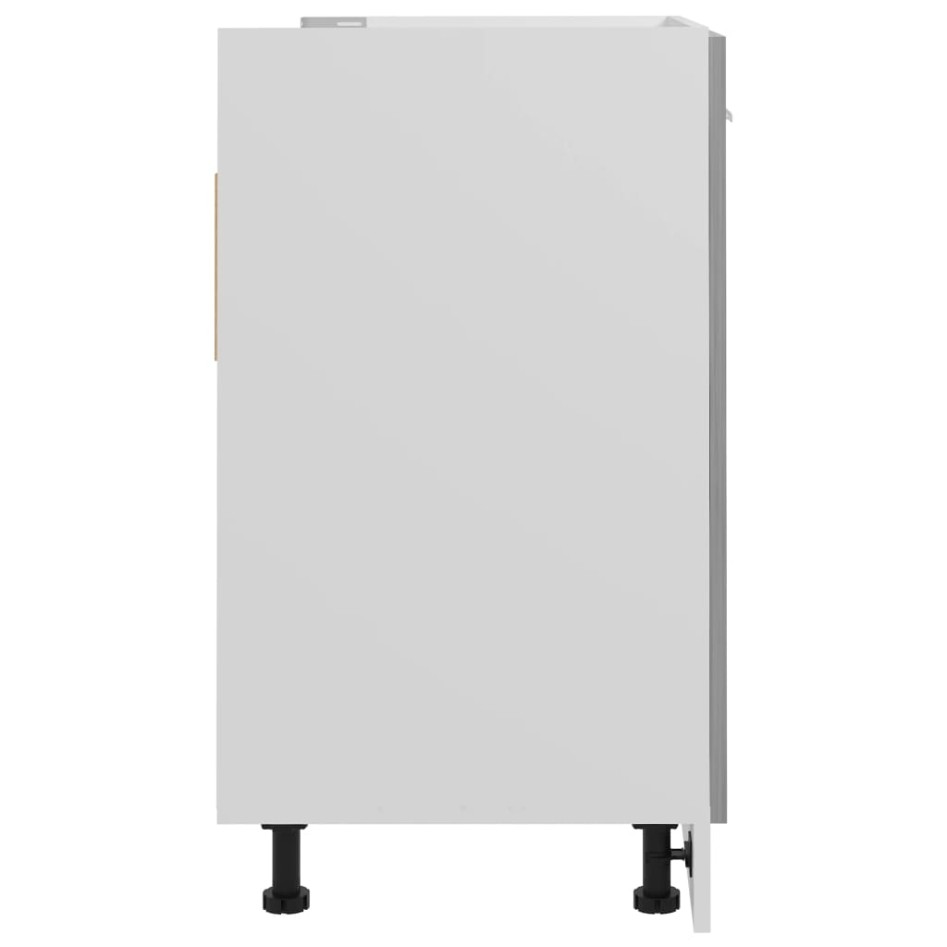 Armario debajo fregadero madera contrachapada gris