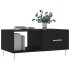 Mesa de centro madera contrachapada negro 90x50x40