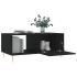Mesa de centro madera contrachapada negro 90x50x40