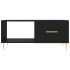 Mesa de centro madera contrachapada negro 90x50x40