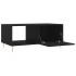 Mesa de centro madera contrachapada negro 90x50x40