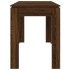 Mesa de comedor madera de ingeniería marrón roble 120x60x76