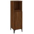 Armario de baño madera contrachapada marrón roble 30x30x100