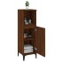 Armario de baño madera contrachapada marrón roble 30x30x100