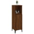 Armario de baño madera contrachapada marrón roble 30x30x100