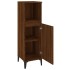 Armario de baño madera contrachapada marrón roble 30x30x100