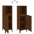 Armario de baño madera contrachapada marrón roble 30x30x100