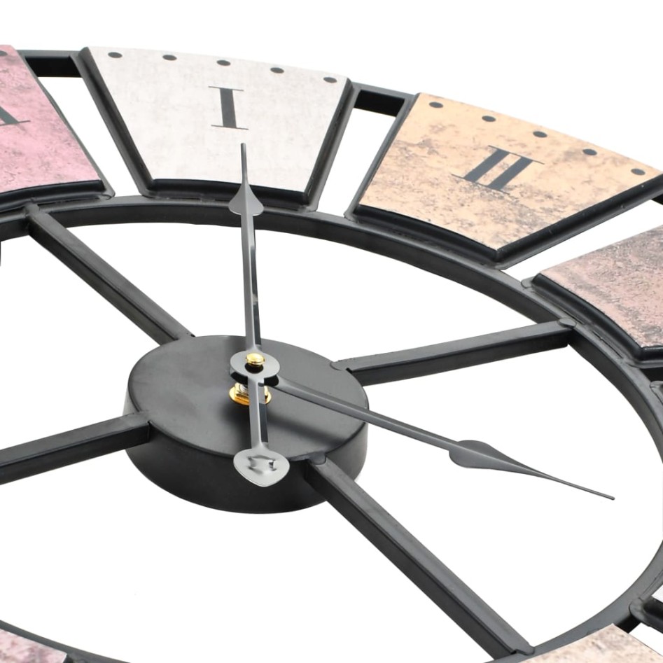 Reloj de pared vintage movimiento cuarzo 60 cm