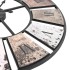 Reloj de pared vintage movimiento cuarzo 60 cm