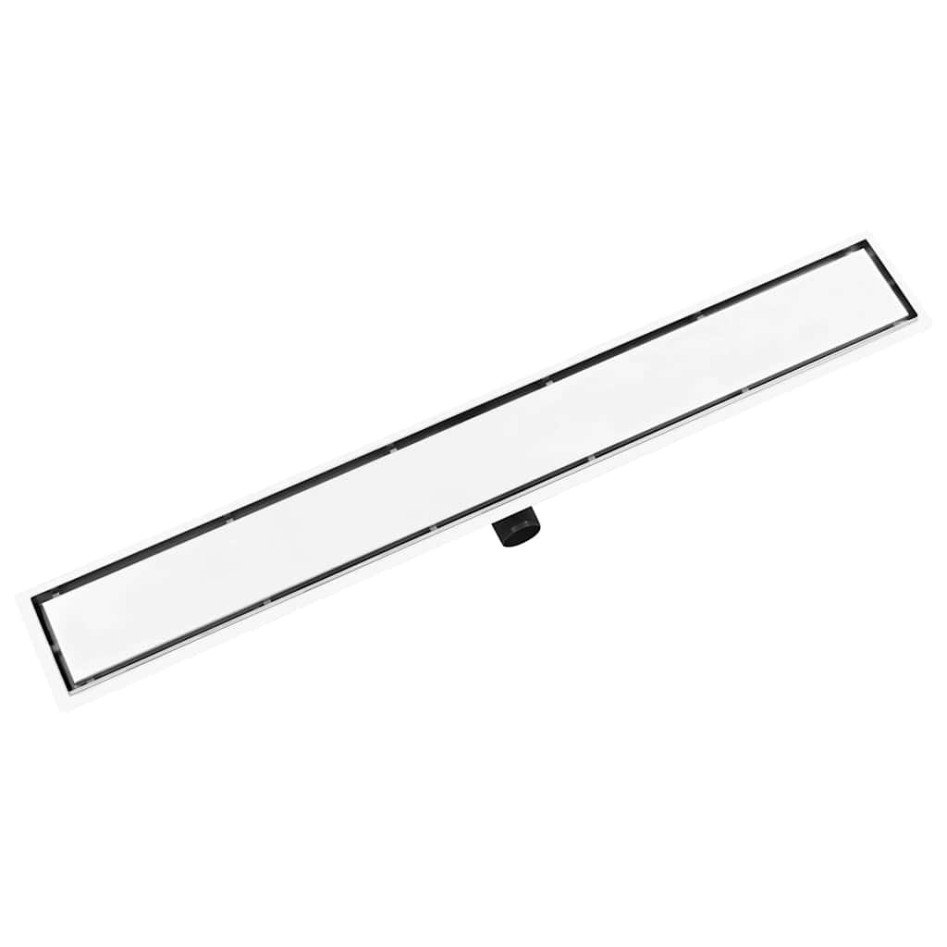 Desagüe de ducha con cubierta 2 en 1 acero inoxidable 103x14