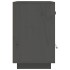 Mesitas de noche 2 uds madera maciza de pino gris 40x34x55