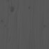 Mesitas de noche 2 uds madera maciza de pino gris 40x34x55