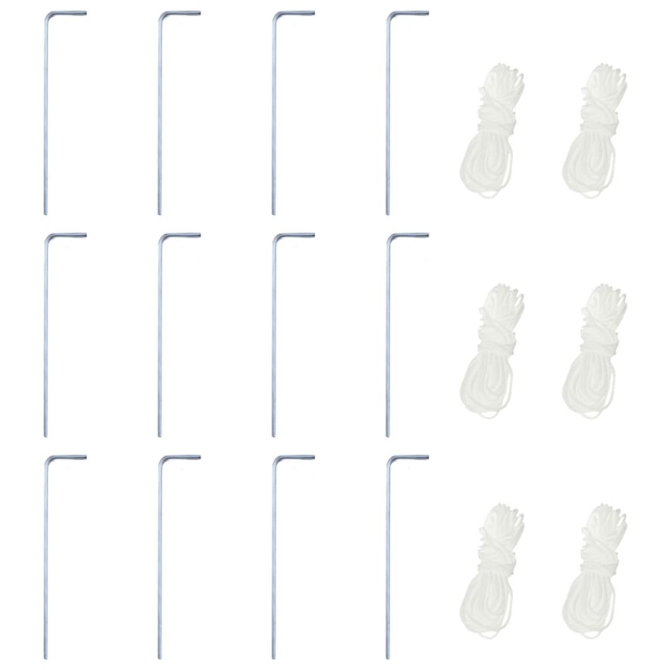 Carpa desplegable hexagonal 6 paredes blanco crema