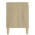 Mueble de TV patas madera maciza roble Sonoma 103,5x35x50