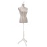 Maniquí de busto de mujer algodón blanco con