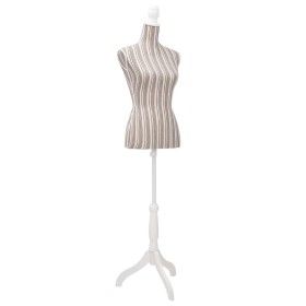 Maniquí de busto de mujer algodón blanco con