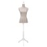 Maniquí de busto de mujer algodón blanco con