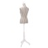 Maniquí de busto de mujer algodón blanco con
