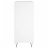 Mueble para discos madera contrachapada blanco 84,5x38x89