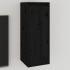 Armario de pared de madera maciza de pino negro 30x30x80