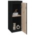 Armario de pared de madera maciza de pino negro 30x30x80