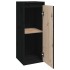 Armario de pared de madera maciza de pino negro 30x30x80