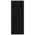 Armario de pared de madera maciza de pino negro 30x30x80