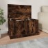 Baúl almacenaje madera contrachapada roble ahumado 70x40x38