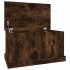Baúl almacenaje madera contrachapada roble ahumado 70x40x38