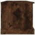 Baúl almacenaje madera contrachapada roble ahumado 70x40x38