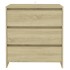 Aparador de madera contrachapada roble Sonoma 70x41x75