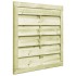 Puerta de valla madera de pino impregnada verde 100x100