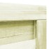 Puerta de valla madera de pino impregnada verde 100x100