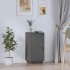 Aparador de madera maciza de pino gris 34x40x75