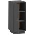 Aparador de madera maciza de pino gris 34x40x75