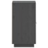 Aparador de madera maciza de pino gris 34x40x75