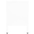 Mueble para el televisor acero y vidrio blanco 90x30x44