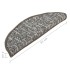 Alfombras de peldaños de escalera 15 uds antracita 65x21x4