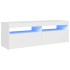 Mueble para TV con luces LED blanco 120x35x40