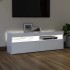 Mueble para TV con luces LED blanco 120x35x40