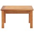 Mesa de centro de jardín madera maciza de acacia 60x60x36