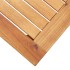 Mesa de centro de jardín madera maciza de acacia 60x60x36