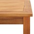 Mesa de centro de jardín madera maciza de acacia 60x60x36