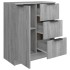 Aparador de madera contrachapada gris Sonoma 60x30x70