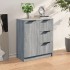 Aparador de madera contrachapada gris Sonoma 60x30x70